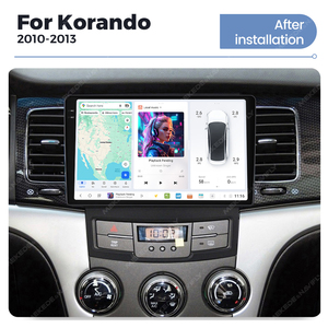 DUDUAUTO per <span class=keywords><strong>SsangYong</strong></span> <span class=keywords><strong>Korando</strong></span> 2010-2013, Sistema Multimediale Android Modificato con Navigazione Bluetooth, Car-play e Schermo Retrovisore - Product Image 5