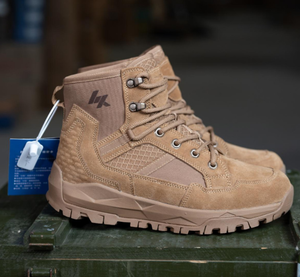 SFB8 Breathable Brown OD green suede cow leather Long tactical <b>boots</b> no side zip stock wholesales <b>HIking</b> ankle <b>boots</b> - Product Image 3