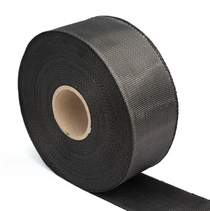 High Quality Carbon Fiber Tape Carbon Fiber Sleeve High Strength Conductive Carbon Fiber Heating Tape