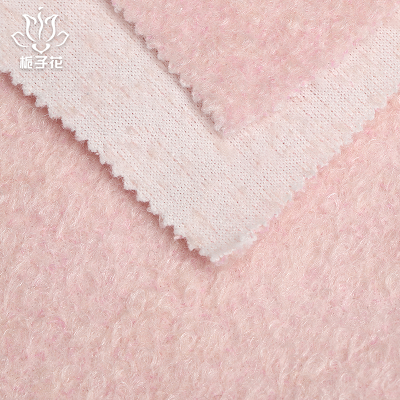 High Quality 34% Wool 58% Polyester 8% Nylon 453gsm Knitted Wool Fabric Anti-Static Blackout for Girls' Garments and Bags