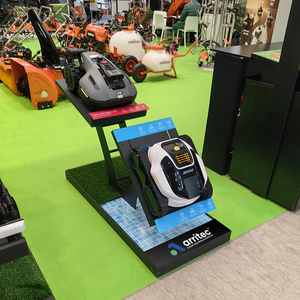 Présentoir métallique pour outils de jardin et outils électriques, support d'exposition pour tondeuses à gazon, personnalisable avec logo, idéal pour usine OEM et showroom - Product Image 4