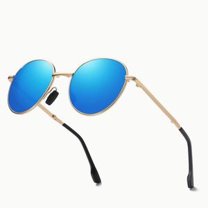 Gafas de Sol Plegables Redondas de Metal con Protección UV400 para Conducir, Polarizadas, para Hombre y Mujer, Moda 2023 - Product Image 2