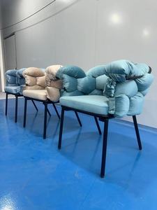 Poltrona Singola <span class=keywords><strong>Aviator</strong></span> di Lusso Moderna in Tessuto, Sedia da Pranzo Popolare all'Ingrosso - Product Image 6