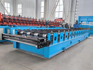 เครื่องม้วนโลหะสี่เหลี่ยมคางหมูแบบ IBR ชั้นเดียวเครื่องขึ้นรูปโลหะแบบสีแผ่นหลังคา - Product Image 5