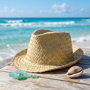 Chapeaux Panama de plage en gros personnalisés pour femmes et hommes, chapeaux de paille en papier à large bord pour l'été, protection solaire - Product Image 1