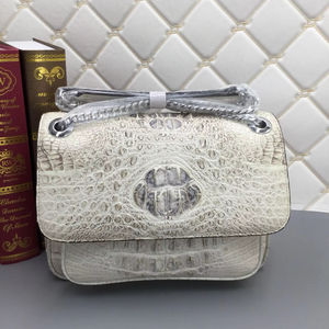 High-End Custom Crocodile <b>Leather</b> Women's Bag | OEM/ODM Luxury Crossbody <b>Handbag</b> - Product Image 2