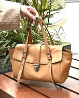 Sac à main décontracté pour femme en cuir véritable haut de gamme, couleur unie, avec fermeture à cadenas, forme carrée, double anse