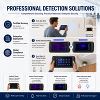 Détecteur de dispositifs espions portable TSCM, scanner de signaux WiFi et Bluetooth multifonction, détecteur de caméras cachées pour la sécurité des installations gouvernementales CE FCC