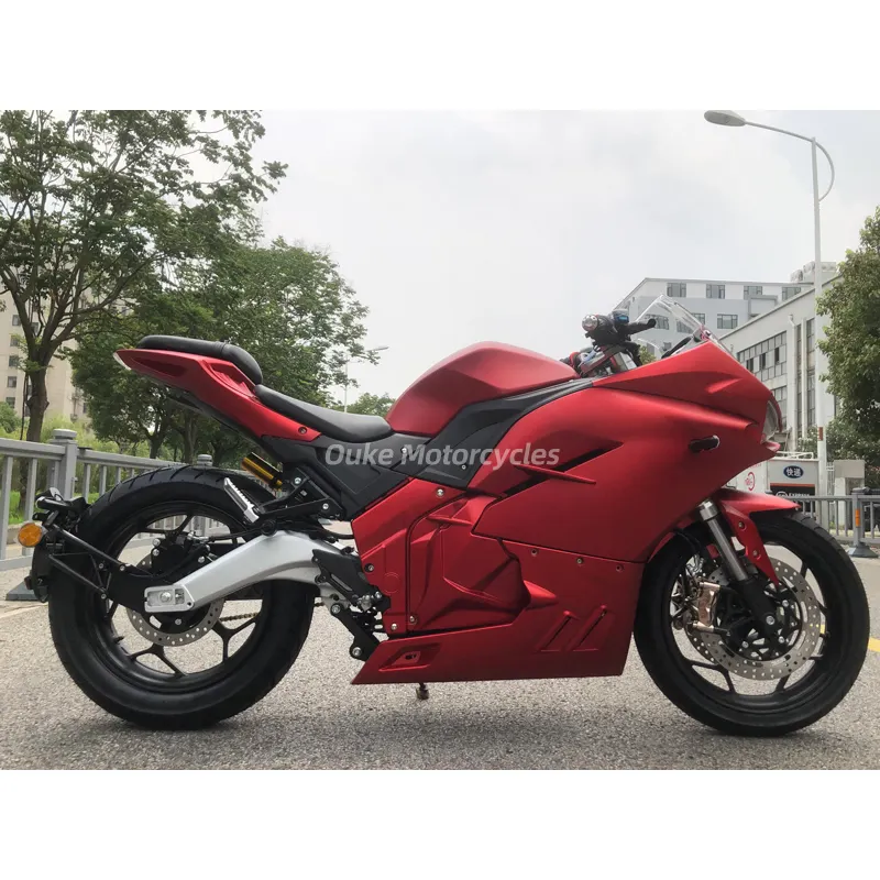 EEC DOT 8000W 고속 150kmh 장거리 녹색 전기 스쿠터 전기 오토바이 오토바이 Superbike Sportbike CBS + ABS