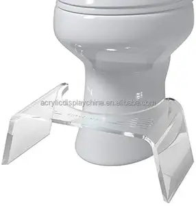 Toilet Special Acrylic Stool Foot Stool Customized Transparent Portable Stool