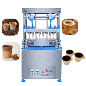 เครื่องทำกาแฟช็อกโกแลตไฟฟ้าแบบใหม่ ใช้งานง่าย สำหรับทำไอศกรีมข้าวโพด นมวาฟเฟิล และเครื่องทำวาฟเฟิลไอศกรีม - Product Image 1