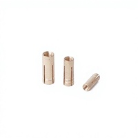 Cheville de fixation en laiton à enfoncer, capacité 100 lb, filetage M8, diamètre M5-M16, pour applications sur cloisons sèches et bois