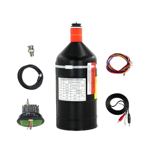 5km Invisible Fiber Optical Spool for UAV FPV Long Range Communication Kit with Sky Module