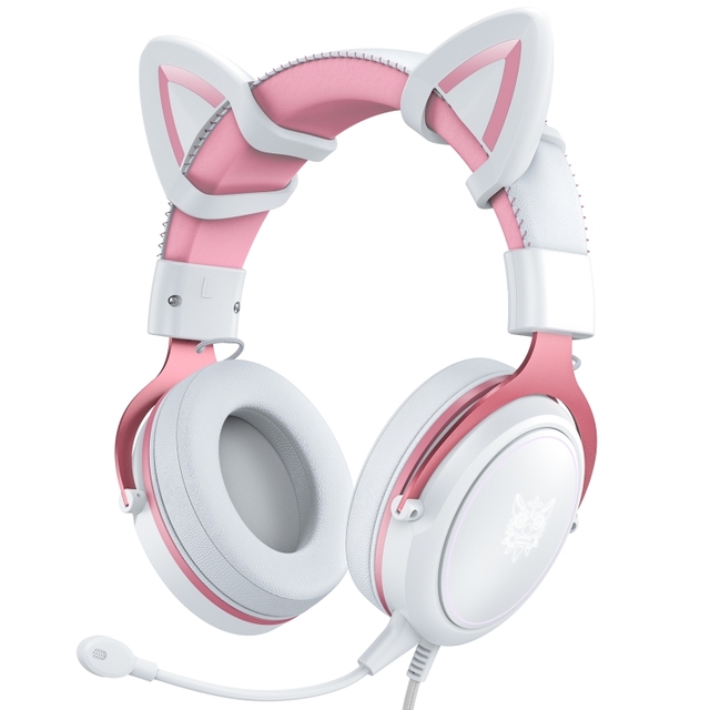 Original ONIKUMA X10 Detachable Car Ear LED Light Adjustable Gaming Headset With Microphone