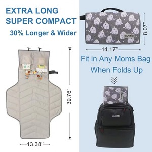 Muestra gratuita: Almohadillas y tapetes de lactancia mejorados para bebés, inteligentes, de una pieza y portátiles, ideales para el reemplazo de pañales al por mayor. - Product Image 4
