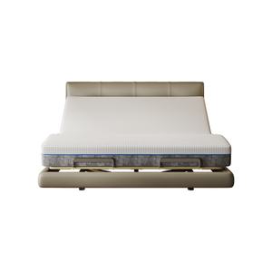 <span class=keywords><strong>Letto</strong></span> <span class=keywords><strong>Matrimoniale</strong></span> di Lusso Regolabile con Testiera e Pediera Inclinabili, <span class=keywords><strong>Letto</strong></span> King Size Smart con Luce Notturna - Product Image 1