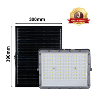 KCD-Lampe d'inondation solaire de haute qualité rechargeable IP65 de 8000 lumens pour le jardin, 30W, 50W, 100W, 150W, 200W