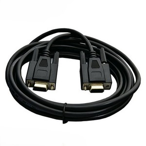 Fabricant d'assemblages de câbles OEM, adaptateur de câble réseau noir DB9 vers D15 VGA pour imprimante et écran - Product Image 1
