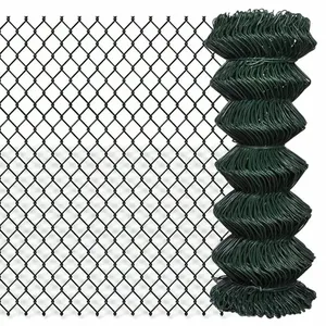 China Supplier PVC Coated 8 gauge chain link wire mesh fence
