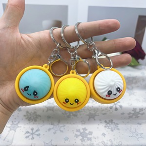 พวงกุญแจตุ๊กตาซาลาเปาจิ๋วแบบจำลองพร้อมไฟ ของเล่นเด็ก ของขวัญสำหรับงานอีเว้นท์ สินค้าขายดี ดีไซน์ใหม่สุดสร้างสรรค์ - Product Image 3