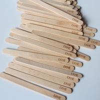 Bâtonnets de glace et de miel en bois de bouleau biodégradables et écologiques pour la crème glacée