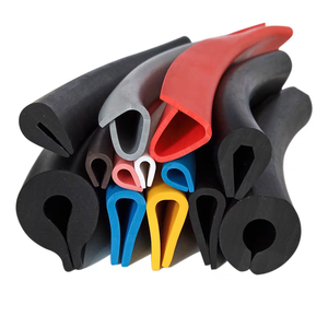 Su misura in Silicone colorato a forma di U porta per mobili e fascia per finestre, <span class=keywords><strong>guarnizione</strong></span> in gomma morbida a forma di U per bordi in <span class=keywords><strong>vetro</strong></span> - Product Image 3
