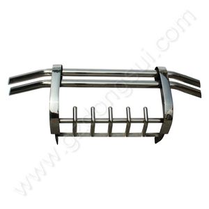 Dongsui frente parachoques guardia de acero inoxidable elegante rejilla guardia para HILUX REVO VIGO <span class=keywords><strong>RAV4</strong></span> FJ120 Bull Bar - Product Image 1