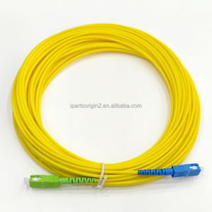 Cable de Fibra Óptica Monomodo Simplex SC/APC a SC/UPC de 15m, 9/125μm, Amarillo, Directo de Fábrica, Cable de Conexión FTTH - Product Image 6