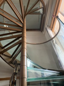 Escalera de Caracol Interior Moderna y Duradera de Piedra Natural Flotante <span class=keywords><strong>Alucasa</strong></span>, Estilo Australiano/Canadiense, para Hoteles/Villas/Apartamentos - Product Image 1