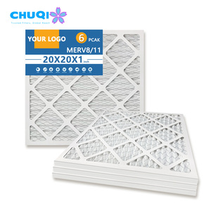 <span class=keywords><strong>Filtre</strong></span> à air plissé MERV8 11 13 à <span class=keywords><strong>prix</strong></span> d'usine, <span class=keywords><strong>filtre</strong></span> pré-filtrant en carton 20x20x1 pour usage domestique et bureautique - Product Image 1