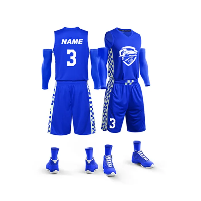 NO.1การออกแบบใหม่ที่กำหนดเองพิมพ์สโมสรบาสเกตบอลย์ชุดเครื่องแบบกีฬา B2factory Teamwear บาสเกตบอลสวม