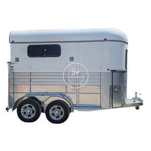 Remorque de transport pour courses de chevaux 2025 en Australie, pour 2 chevaux, avec tête ronde, chargement en angle, flotteur standard - Product Image 4