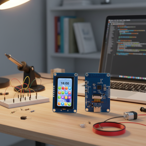 บอร์ดพัฒนา Esp32 C3 หน้าจอสัมผัส Ips Lcd ขนาด 1.47 นิ้ว พร้อม Wifi Bluetooth Usb Type C สำหรับอุปกรณ์ IoT อัจฉริยะ - Product Image 2