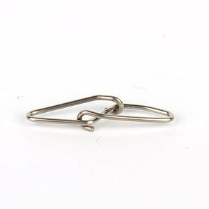 FISHERBON Fisherman's Bund Stainless Steel Cross Lock <b>Snap</b> Double Clasp Fishing Tackle Swivel <b>Snap</b> <b>Hook</b> Connector Buckle - Product Image 3