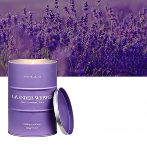 Velas Aromáticas de Bambú Personalizadas, Populares, Hechas <span class=keywords><strong>a</strong></span> Mano con Cera de Soja Natural Pura, No Tóxicas, Ecológicas, para Aromaterapia, Alivio del Estrés y Acción de Gracias - Product Image 2