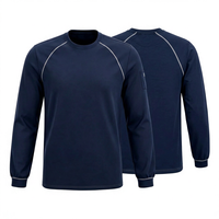 Chemises de travail ignifuges à manches longues OEM ODM, CAT2, 100% coton sergé, ignifuges, vente en gros