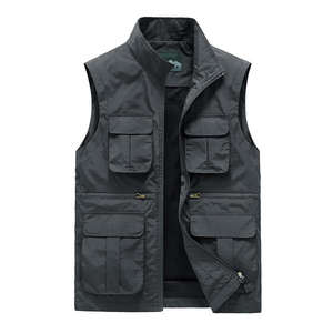 Logotipo personalizado Multi bolsillo ropa de trabajo al aire libre hombres mujeres chaleco pesca fotografía chaleco táctico - Product Image 1