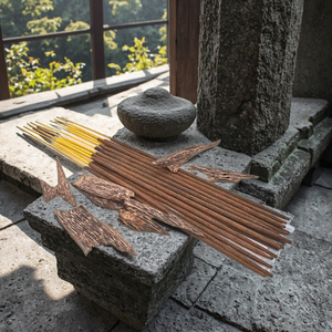 Juego de varitas de incienso de bambú Oud espiritual hechas a mano al por mayor, fragancia de larga duración, embalaje personalizado eterno para uso religioso - Product Image 5