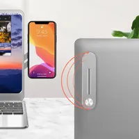 Yenilikçi teknoloji güçlü manyetik emme yaratıcı otomatik dizüstü bilgisayar ile uzatma halkalı telefon kılıfı tutucu