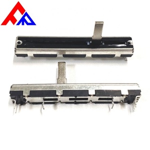 Potenciómetro Deslizante de Alta Calidad, 10K 50K 100K Ohmios, Lineal, de Metal, con Película de Carbono, 45mm, 20% de Tolerancia, 0.25W, para Audio - Product Image 3