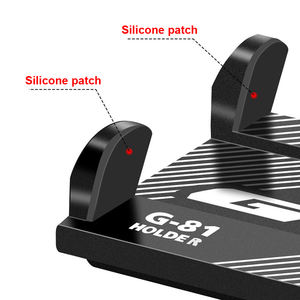 <span class=keywords><strong>Support</strong></span> de téléphone universel pour vélo de moto en alliage d'aluminium pour téléphone portable de 3.5 à 6.5 pouces (GUB 81) - Product Image 5