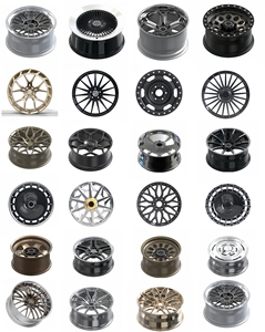 722 ruedas de aleación forjadas de fibra de carbono semi personalizadas para automóviles 5x120 112 5x5x114,3 20 pulgadas para automóviles de lujo y rendimiento - Product Image 5