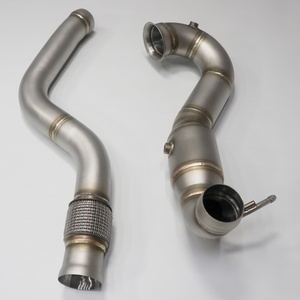 Titanium Racing Exhaust Downpipe for Mercedes-Benz A45/A45S AMG W176/W177 2.0T 2014-2020 - Product Image 2