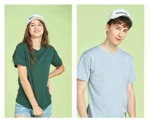 210 Gsm短袖男式衬衫制造商供应商2025男式o领休闲升华定制印花带标志t恤 - Product Image 5