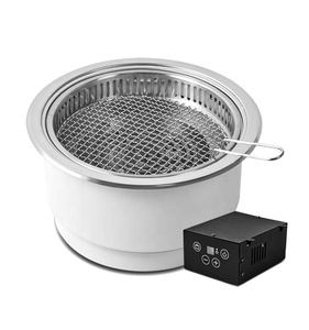 Four à barbecue sans fumée en acier inoxydable 390 pour barbecue commercial - Product Image 3