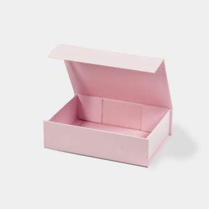 Low MOQ Custom Gift Boxes with logo <b>Pink</b> Small Business Gift Packaging Box with Magnetic Lid - Product Image 2
