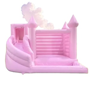 <span class=keywords><strong>Maison</strong></span> blanche de rebond de videur gonflable de Chambre de rebond de PVC de qualité marchande avec le puits de boule <span class=keywords><strong>pour</strong></span> la partie d'enfants - Product Image 1