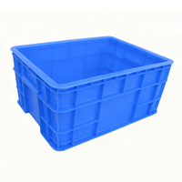 Caisses en plastique pour l'agriculture, vente en gros industrielle OEM, transport, logistique, empilables, pour fruits, légumes, boîte de rangement pour l'usine