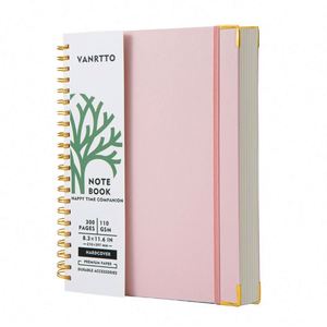 Hot Sale A4 110gsm Hardcover Spiral Notebook with 150 Sheets College Ruled 110gsm Paper for Art <b>Journal</b> Writing Work or Gift - Product Image 5
