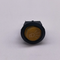 Interrupteur à bascule rond de 20 mm avec lumière LED, jaune, directement de l'usine